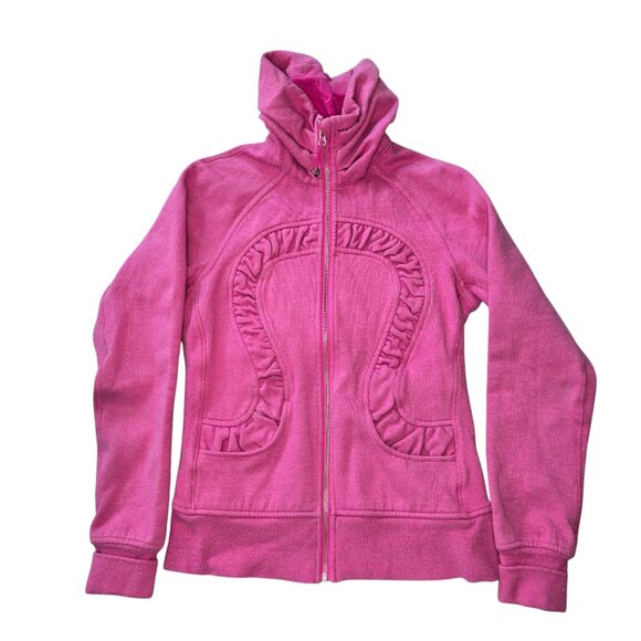 SZ 6 Lululemon Cuddle Up Jacket in Paris Pink *Sparkle* - Picture 1 of 10